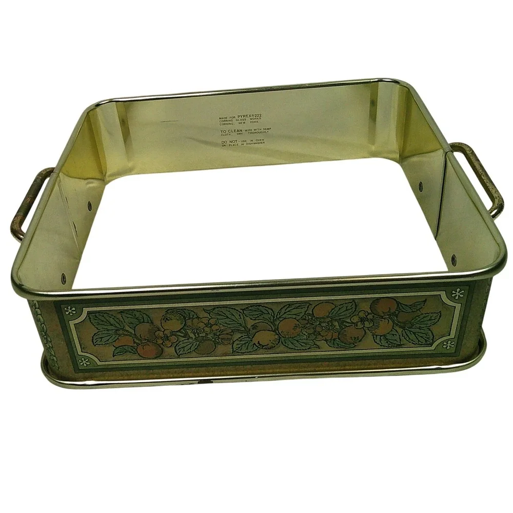 VTG. PYREX 222 For Glass Baking Casserole 8x8